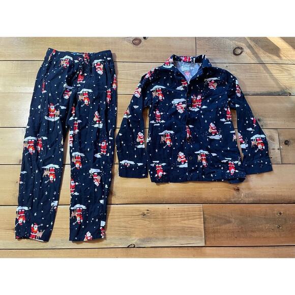 Old Navy Men's Size Small Christmas Pajamas. 2 piece. Santa Claus. Holiday. - Picture 1 of 5